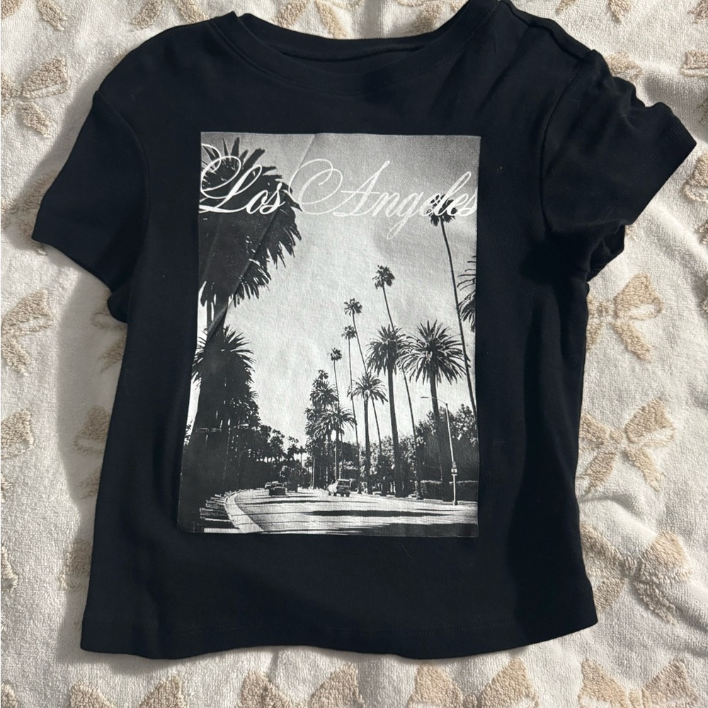 No Boundaries Black Los Angeles Kids T-Shirt